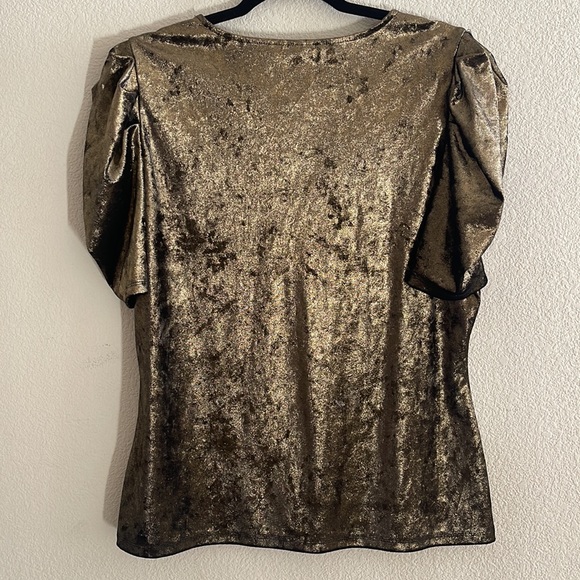 INC Gold XL top - brand new, short sleeves. - Picture 3 of 4